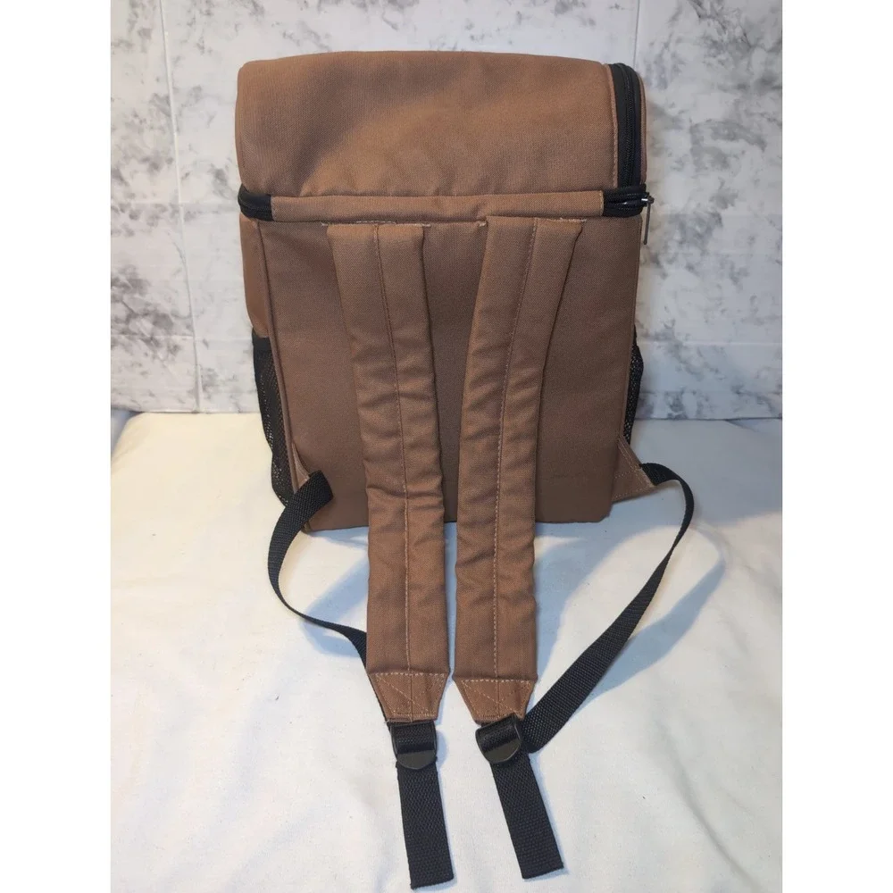Carhartt® Backpack 20-Can Insulated Cooler Brown Canvas 15